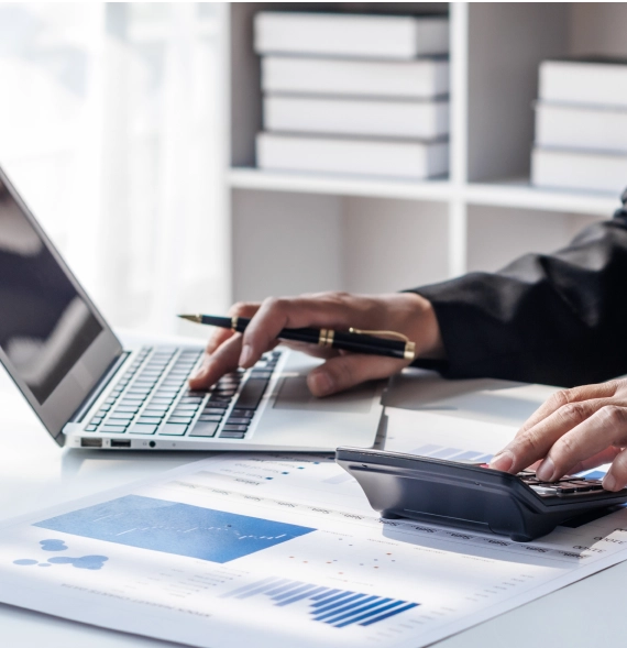 CPA professional analyzing financial documents for business tax preparation services in Billings, Montana