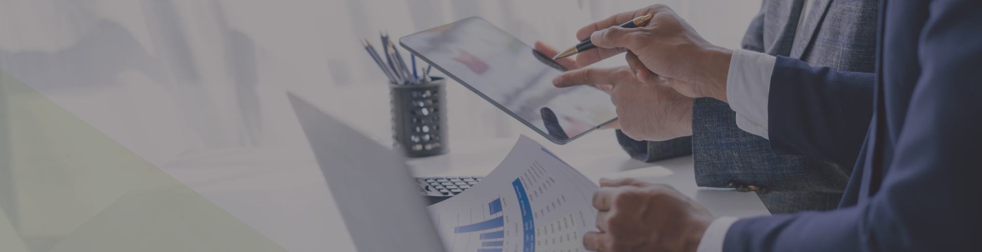 Tax Accountants reviewing financial data representing Tax, Accounting and Bookkeeping Services across Montana